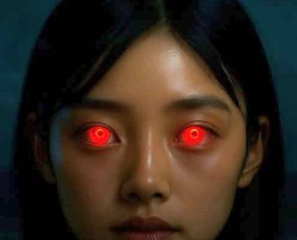 Los expertos descubrieron que las lentes de contacto infrarrojas funcionaban mejor con los ojos cerrados