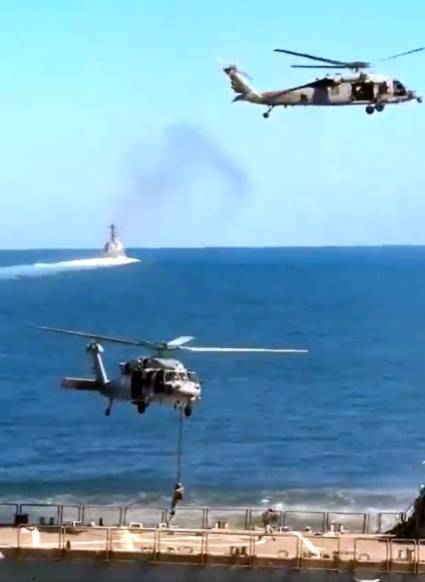 Soldados de Estados Unidos proceden a la incautación arbitraria de un buque petrolero