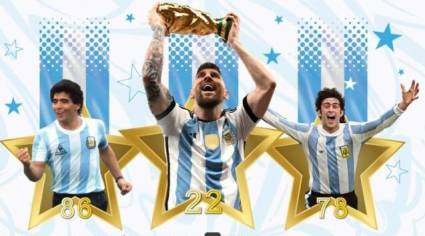 Grandes de la selección argentina de fútbol.