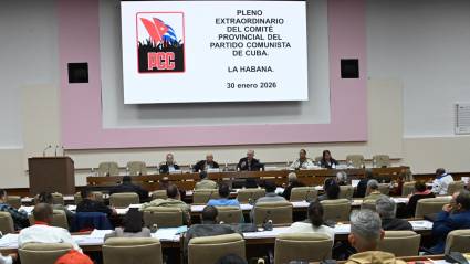 Pleno Extraordinario del Comité Provincial del Partido en La Habana