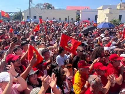 Recibimiento del equipo de beisbol de Matanzas