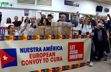 Convoy europeo de solidaridad con Cuba