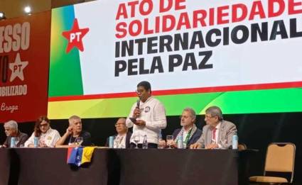 En Brasil acto de solidaridad internacional