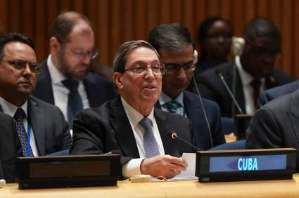El canciller cubano Bruno Rodríguez Parrilla