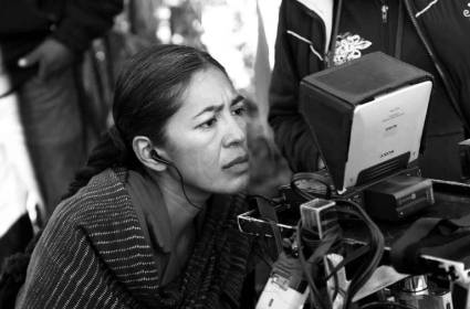 La cineasta guionista y actriz, Ángeles Cruz