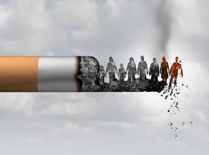 Cuatro mil sustancias tóxicas contiene el humo de tabaco, entre ellas la nicotina, el monóxido de carbono y el benzopireno, que aumentan las probabilidades de adicción y consumo de otras drogas más letales, y afectan también a los no fumadores cuando están obligados a compartir el local y el ambiente.