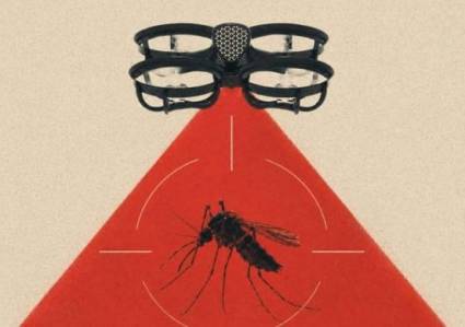 Los drones están diseñados para emitir pulsos ultrasónicos