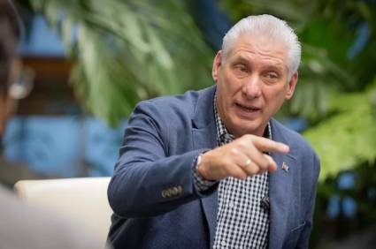 «Lo que le están haciendo a Cuba se lo pueden hacer a cualquier país»: Díaz-Canel al periódico Claridad