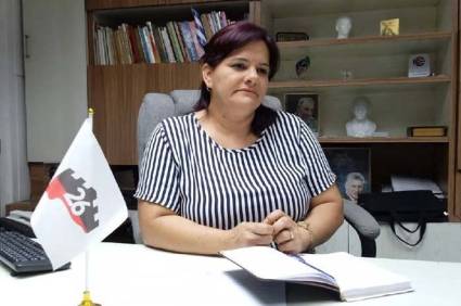 Yamilé Ramos Cordero, primera secretaria del Comité Provincial el Partido Comunista en Pinar del Río.