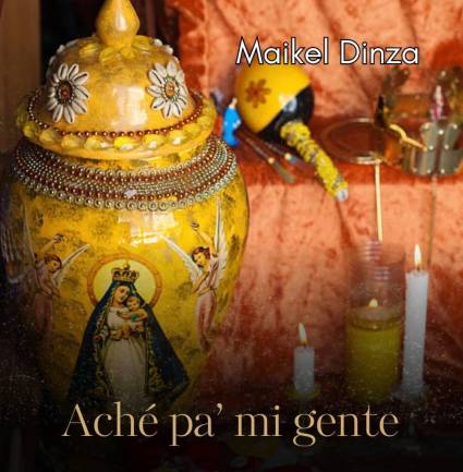 Portada del mini álbum Aché paz’ mi gente del bajista, compositor, productor y director musical Maikel Danza