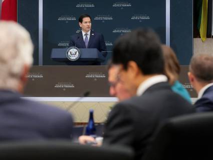 Discurso inaugural de la cumbre convocada por el jefe del Departamento de Estado estadounidense, Marco Rubio.