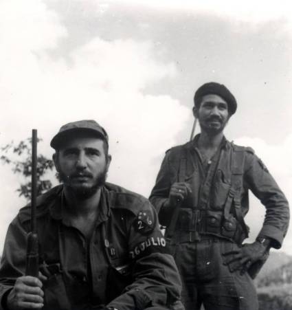 Fidel Castro y Juan Almeida Bosque.