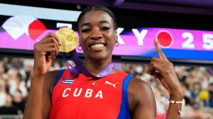 Leyanis Pérez llega a Santo Domingo 2026 con una marca personal de 15.06 metros.