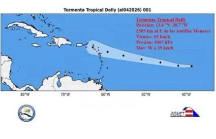 Tormenta tropical Dolly