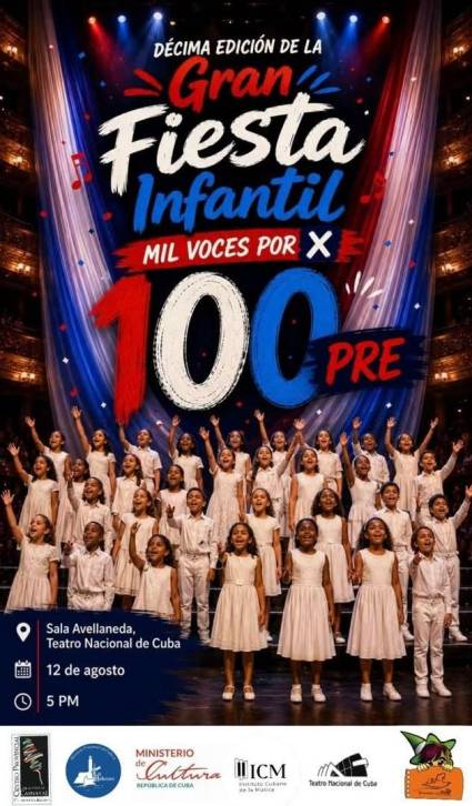 10ma. Edición de la gran fiesta infantil Mil Voces X 100pre