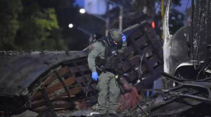 El atentado en Cúcuta dejó 11 heridos.