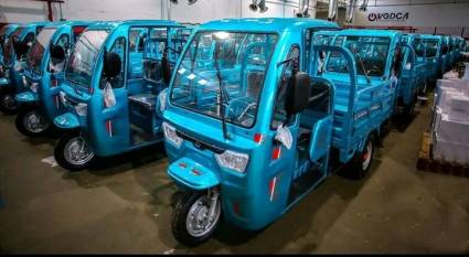 Triciclo eléctrico.