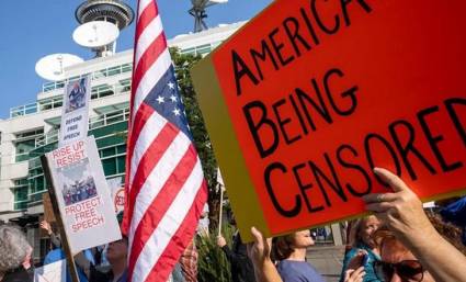 Censura de prensa en Estados Unidos