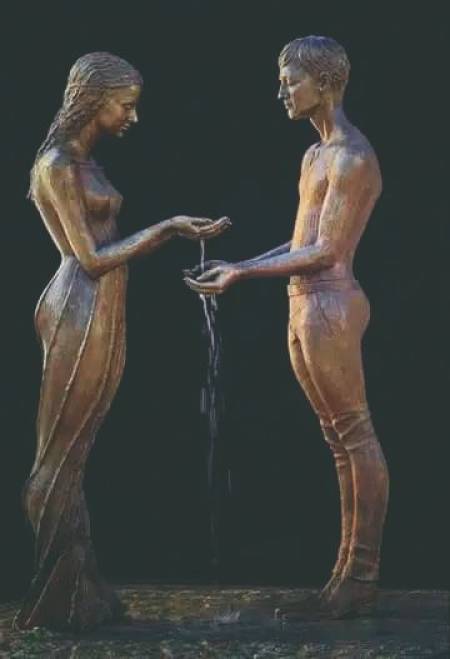 Escultura de bronce de  Malgorzata Chodakowska