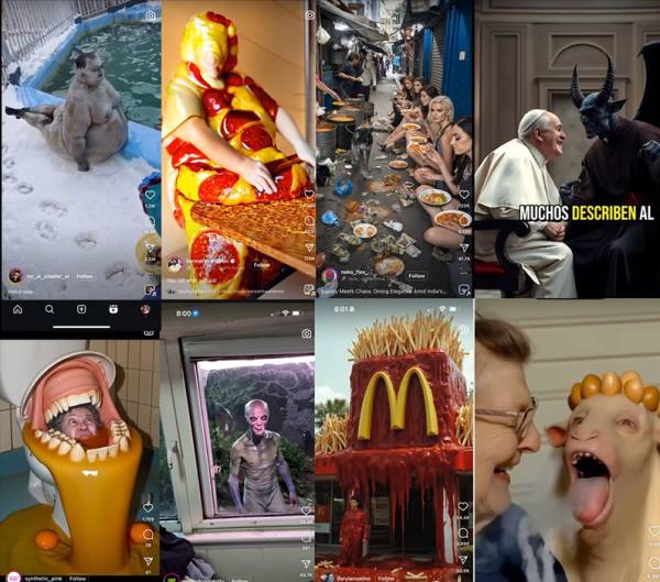 El contenido basura, especialmente en los reels de Facebook e Instagram, es cada vez más abundante y generado por máquinas.